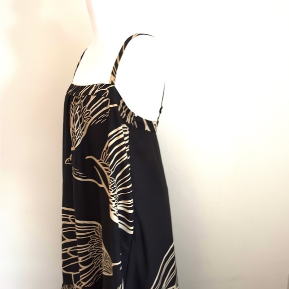 Vanessa Virginia Silk Dress. Black/White. Size Small-Medium. - Picture 4 of 14